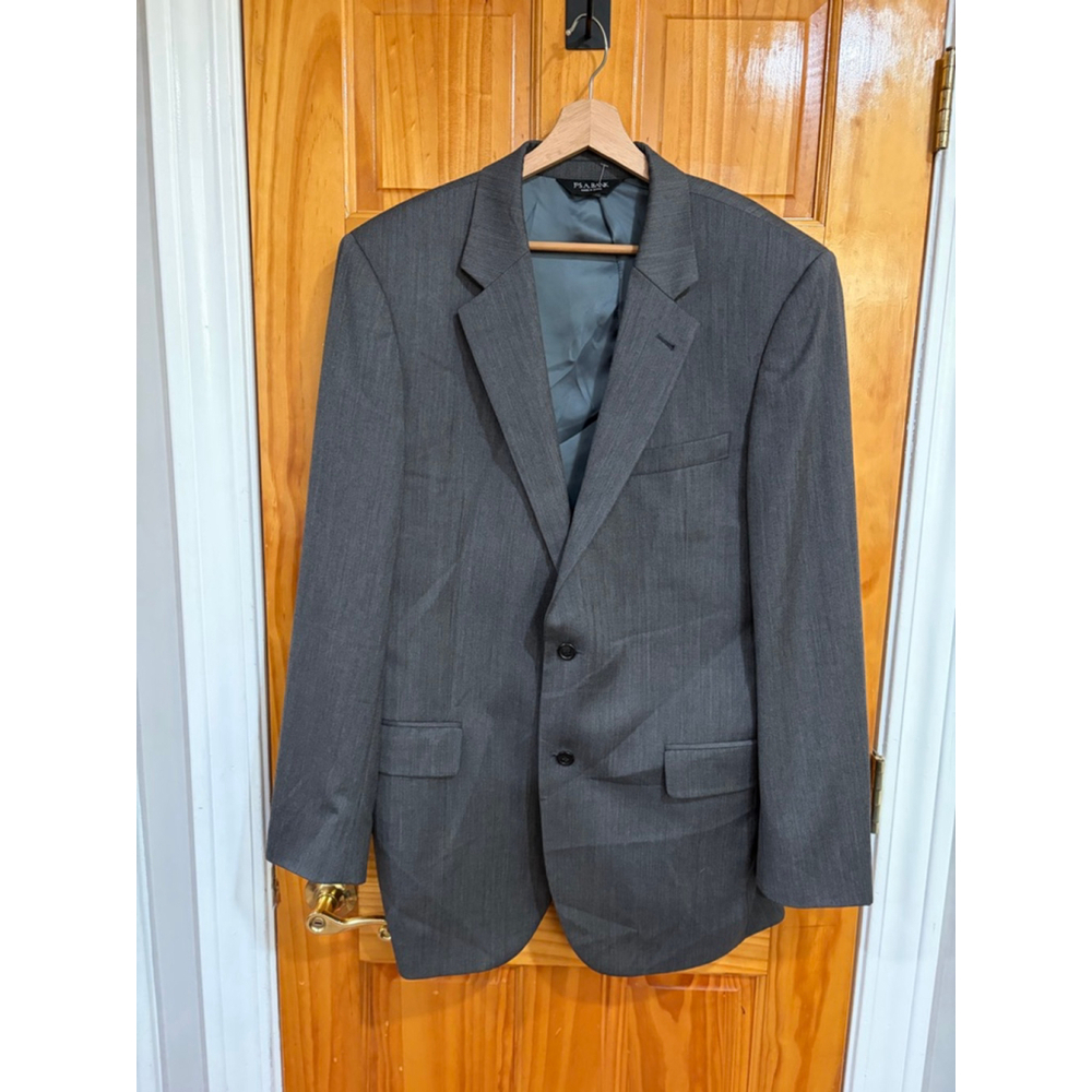 Jos A Bank Signature Collection Gray Wool Blazer Sport Coat Mens L 42